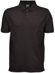 Tee Jays Férfi galléros póló rövid ujjú Tee Jays Heavy Polo Piqué - L, Fekete