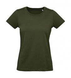 B and C Női rövid ujjú organikus póló B and C Organic Inspire Plus T /women T-shirt L, Városi khaki