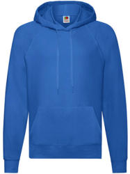 Fruit of the Loom Férfi Pulóver Kapucnis Hosszú ujjú Fruit of the Loom Lightweight Hooded Sweat - M, Királykék