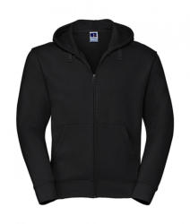 Russell Férfi kapucnis hosszú ujjú pulóver Russell Europe Men's Authentic Zipped Hood M, Fekete