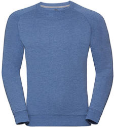 Russell Férfi pulóver hosszú ujjú Russell Europe Men's HD Raglan Sweat - XS, Blue Marl