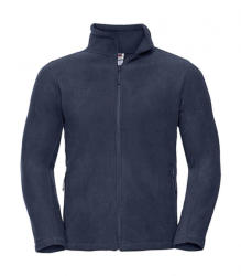 Russell Férfi hosszú ujjú polár Russell Europe Men's Full Zip Outdoor Fleece 4XL, Sötétkék (navy)