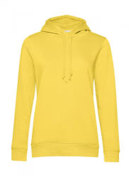 B&C Collection Női kapucnis hosszú ujjú organikus pulóver B and C Organic Hooded /women M, Sárga fizz
