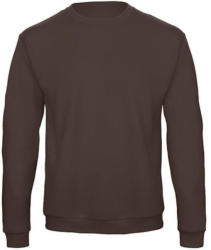 B&C Collection Férfi Felső hosszú ujjú B&C Crewneck Sweatshirt Unisex - WUI23 - L, Barna
