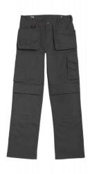 B and C Uniszex nadrág munkaruha B and C Performance Pro Workwear Trousers 46", Acélszürke