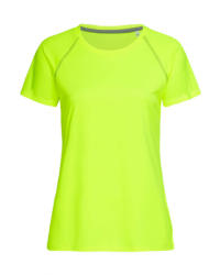 Stedman Női rövid ujjú felső Stedman Active 140 Team Raglan Women S, Cyber sárga