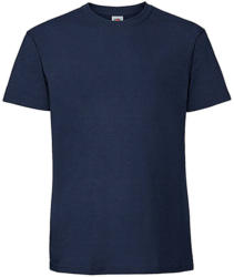 Fruit of the Loom Férfi póló Rövid ujjú Fruit of the Loom Ringspun Premium T - XL, Mély sötétkék (navy)