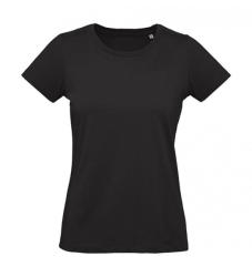 B and C Női rövid ujjú organikus póló B and C Organic Inspire Plus T /women T-shirt S, Fekete