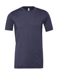 Bella Canvas Uniszex rövid ujjú póló Bella Canvas Unisex Heather CVC Short Sleeve Tee XS, Heather Sötétkék