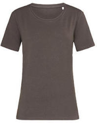 Stedman Női rövid ujjú póló Stedman Claire Relaxed Crew Neck XL, Sötét csokoládébarna