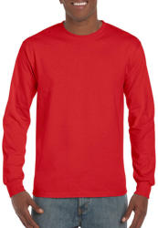 Gildan póló Hosszú ujjú Gildan Hammer Adult Long Sleeve T-Shirt - XL, Sport skarlátvörös