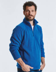 Russell Uniszex hosszú ujjú felső Russell Europe Quarter Zip Outdoor Fleece XS, Fekete