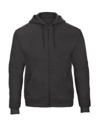 B&C Collection Férfi kapucnis hosszú ujjú pulóver B and C ID. 205 50/50 Hooded Full Zip Sweat Unisex XL, Anthracite