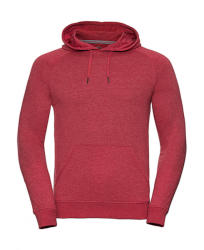 Russell Férfi kapucnis hosszú ujjú felső Russell Europe Men's HD Hooded Sweat XS, Piros marl