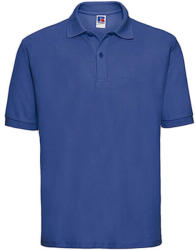 Russell Europe Férfi galléros póló rövid ujjú Russell Europe Polo Blended Fabric - S, Világos királykék