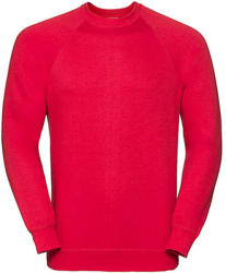 Russell Férfi pulóver hosszú ujjú Russell Europe Raglan Sweatshirt - M, Piros