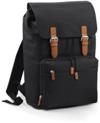 BagBase Hátizsák Bag Base Vintage Laptop Backpack - Egy méret, Fekete