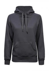 TEE JAYS Női kapucnis hosszú ujjú pulóver Tee Jays Ladies' Hooded Sweat 2XL, Sötétszürke