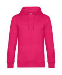 B&C Collection Uniszex kapucnis hosszú ujjú pulóver B and C KING Hooded S, Magenta rózsaszín