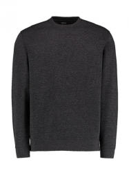 Kustom Kit Férfi hosszú ujjú pulóver Kustom Kit Regular Fit Sweatshirt Superwash 60º 2XL, Sötétszürke marl