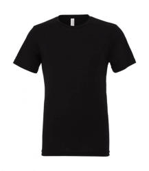 Bella Canvas Uniszex rövid ujjú póló Bella Canvas Unisex Triblend Short Sleeve Tee XS, Egyszerű Fekete Triblend
