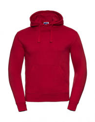 Russell Férfi kapucnis hosszú ujjú pulóver Russell Europe Men's Authentic Hooded Sweat M, Piros