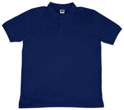 SG Lighting Férfi galléros póló rövid ujjú SG Poly Cotton Polo - 5XL, Sötétkék (navy)