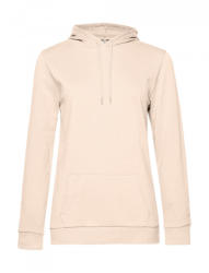 B&C Collection Női kapucnis hosszú ujjú pulóver B and C #Hoodie /women French Terry L, Pale Rózsaszín