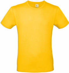 B and C Férfi rövid ujjú póló B&C #E150 T-Shirt -L, Aranysárga