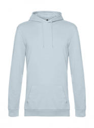 B&C Collection Férfi kapucnis hosszú ujjú pulóver B and C #Hoodie French Terry XS, Pure Ég kék