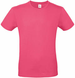 B and C Férfi rövid ujjú póló B&C #E150 T-Shirt -XL, Fuchsia