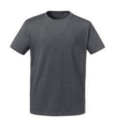 Russell Europe Férfi rövid ujjú organikus póló Russell Europe Men's Pure Organic Heavy Tee S, Konvoj szürke