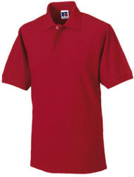 Russell Europe Férfi galléros munkaruha Russel Hard Wearing Polo Shirt 4XL-ig - S, Piros