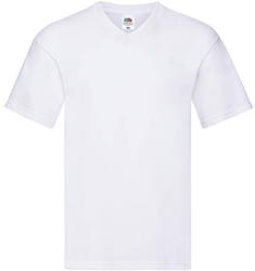 Fruit of the Loom Férfi póló Rövid ujjú Fruit of the Loom Original V-Neck T - S, Fehér