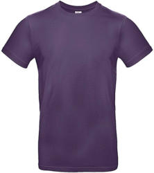B and C Férfi rövid ujjú póló B&C #E190 T-Shirt -XL, Városi lila