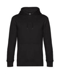 B&C Collection Uniszex kapucnis hosszú ujjú pulóver B and C KING Hooded L, Teljesen fekete