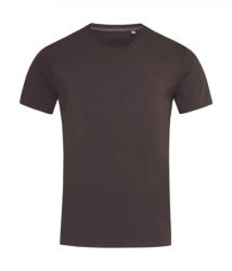 Stedman Férfi rövid ujjú póló Stedman Clive Crew Neck M, Sötét csokoládébarna