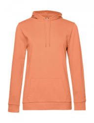 B&C Collection Női kapucnis hosszú ujjú pulóver B and C #Hoodie /women French Terry L, Melon Narancssárga