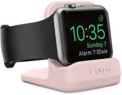 Spigen S350 Night Stand dokkoló Apple Watch 1/2/3/4, rózsaszín