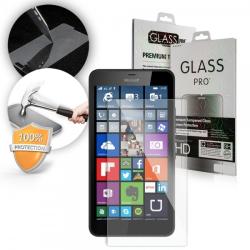 Microsoft Lumia 640 XL LCD Glass Screen kijelzővédő edzett üvegfólia (tempered glass) 9H keménységű (nem teljes kijelzős 2D sík üvegfólia), átlátszó - tok-store