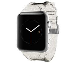 Case-Mate Apple Watch óraszíj Sheer Glam 42mm óraszíj, átlátszó-arany