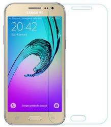 Samsung Galaxy J1 (2016) kijelzővédő edzett üvegfólia (tempered glass) 9H keménységű (nem teljes kijelzős 2D sík üvegfólia), átlátszó