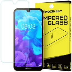 Wozinsky Huawei Y5 (2019) kijelzővédő edzett üvegfólia (tempered glass) 9H keménységű (nem teljes kijelzős 2D sík üvegfólia), átlátszó