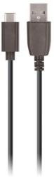 Setty Type-C, USB usb töltő és adatkábel, 1A, 1m, fekete