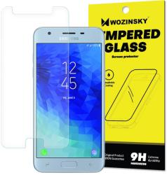 Wozinsky Samsung Galaxy J3 (2018) kijelzővédő edzett üvegfólia (tempered glass) 9H keménységű (nem teljes kijelzős 2D sík üvegfólia), átlátszó