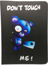  Don't touch me! Bear univerzális flip tok 7-8 colos tablethez, mintás - tok-store