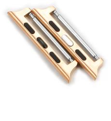 Apple Watch Stainless Steel Spring Bar adapter 42mm óraszíjhoz, rozé arany
