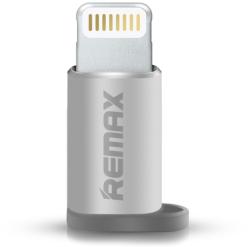 REMAX Micro USB - Lightning átalakító adapter, ezüst - tok-store