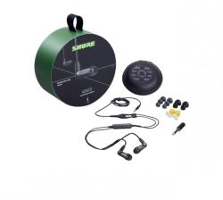 Shure SE31BABKUNI-EFS AONIC3 fülhallgató, kábelbe épített vezérlés és mikrofon, RMCE-UNI 3, 5mm jack, fekete (SE31BABKUNI-EFS)