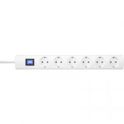 Kopp UNOversal Plus 6 Plug 1,4 m Switch (232802005)